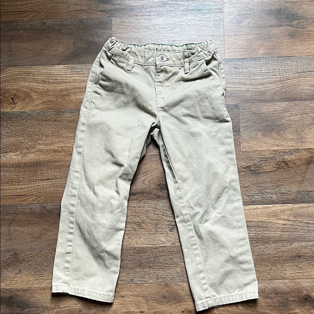 Calvin Klein Slim Straight boys khaki pants